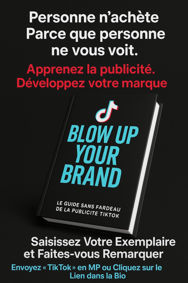 BOOSTE TA MARQUE : LE GUIDE ULTIME DE LA PUBLICITE TIKTOK POUR DEBUTANTS QUI VEND