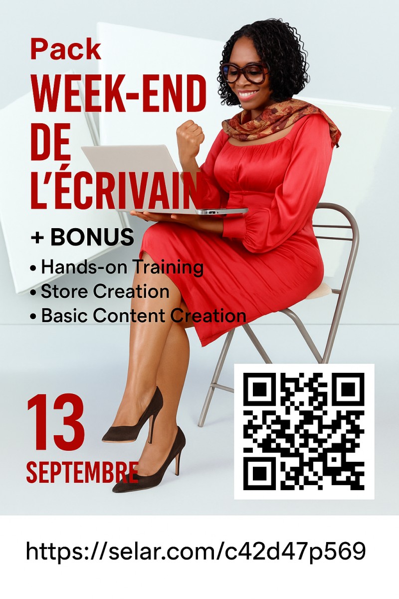 Pack Weekend de l'Écrivain – Formation + Bonus