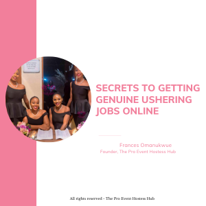Secrets To Getting Ushering Jobs Online