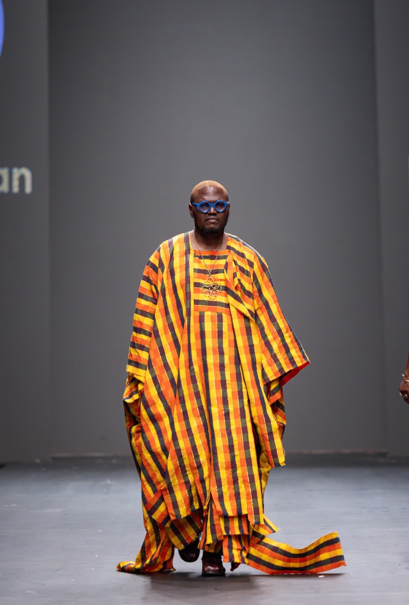 Checkered Agbada