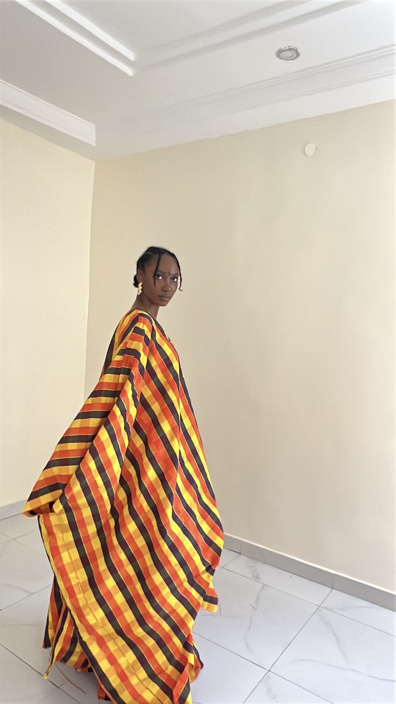 Checkered Agbada