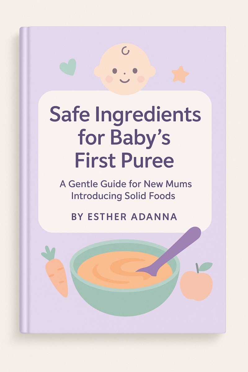Safe ingredients for baby's first puree