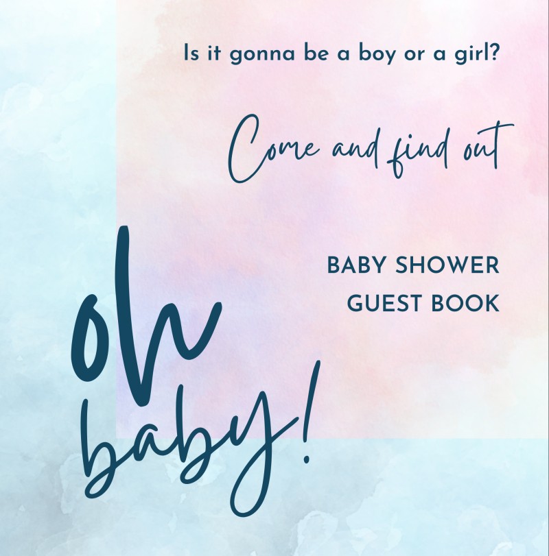 BABY SHOWER GUEST BOOK PDF Printable