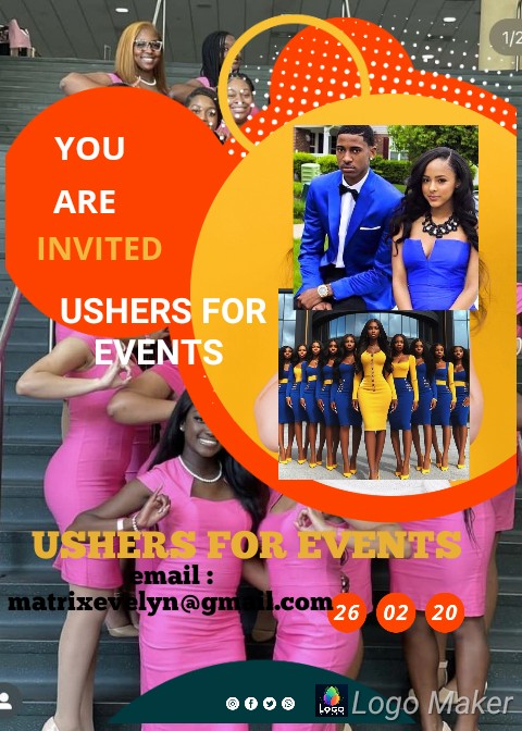 USHERING SERVICES FOR EVENTS