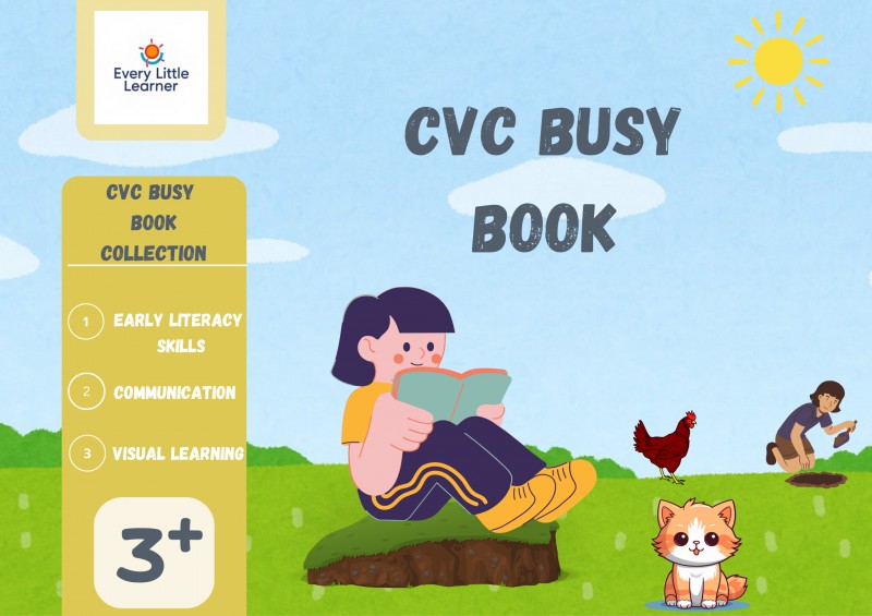CVC WORDS BUSY BOOK