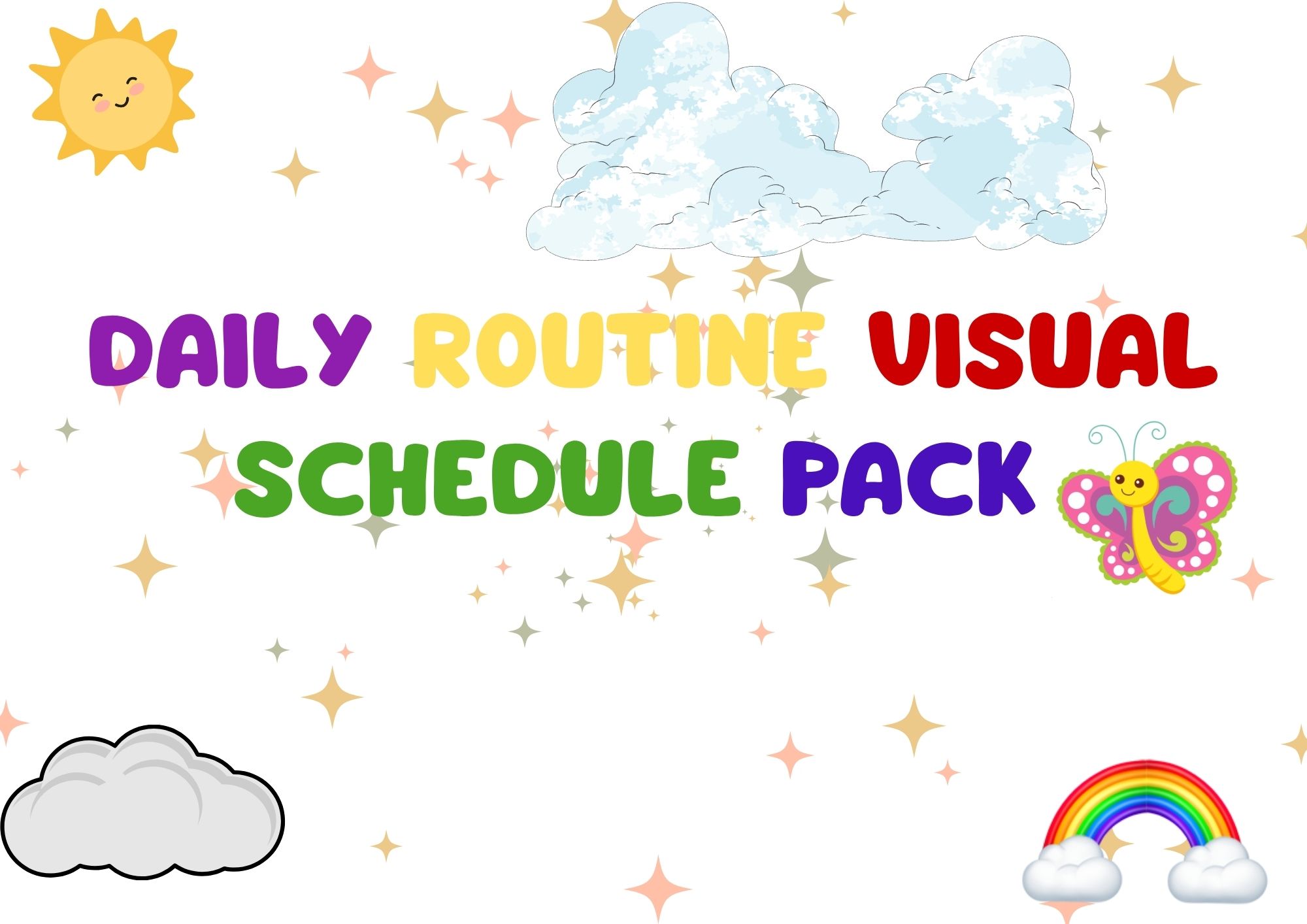 DAILY ROUTINE VISUAL SCHEDULE PACK