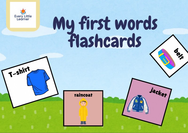 My First Words Flashcard