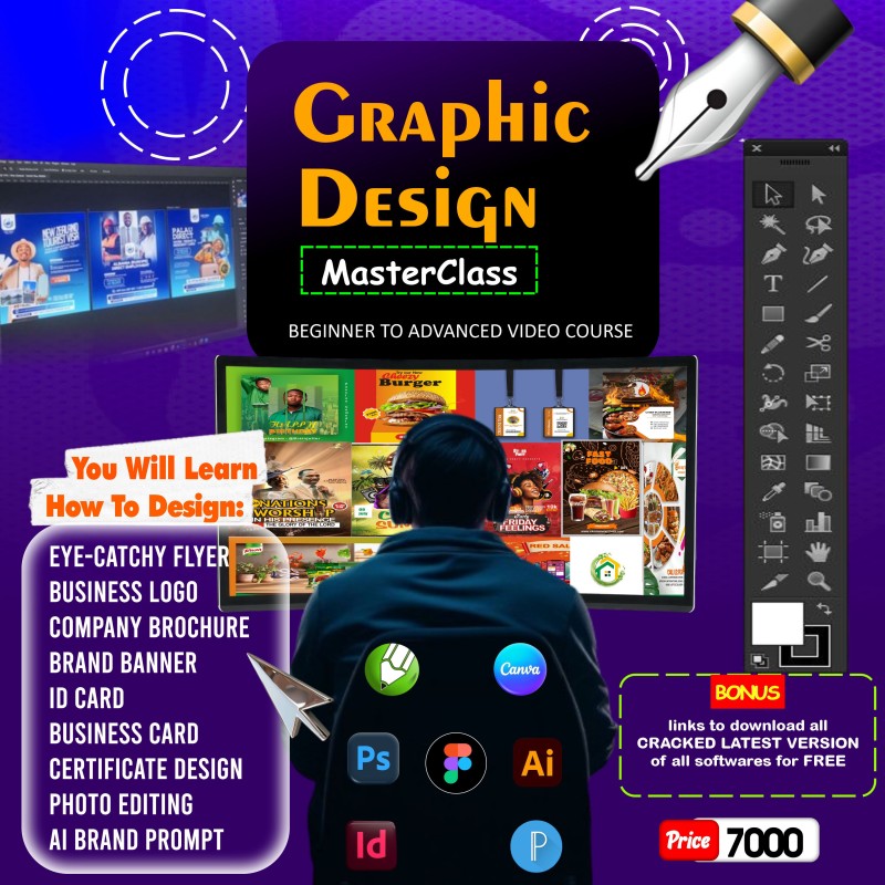 7 in 1 GRAPHIC DESIGN COURSE