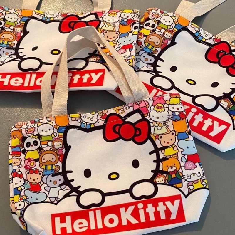 🛍️ Hello Kitty Tote Bag – Cute, Trendy & Handy!