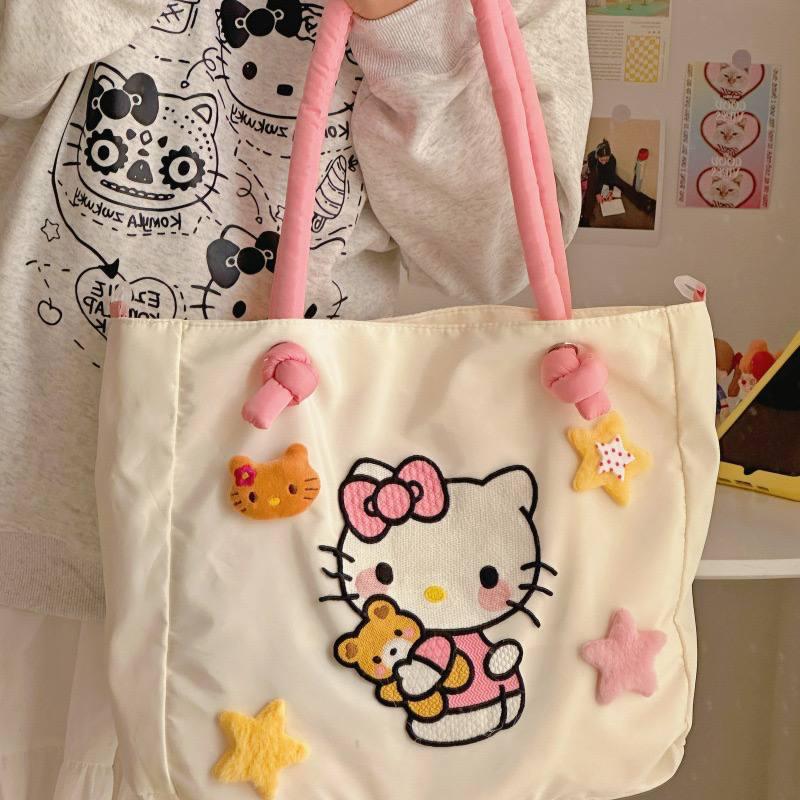🛍️ Hello Kitty Tote Bag – Cute, Trendy & Handy!