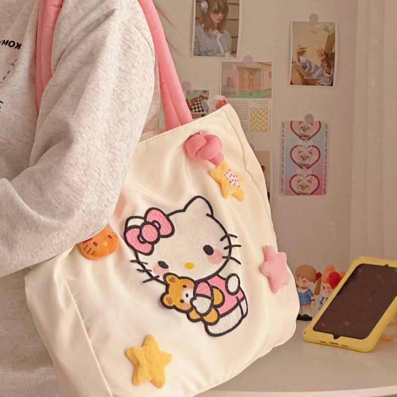 🛍️ Hello Kitty Tote Bag – Cute, Trendy & Handy!