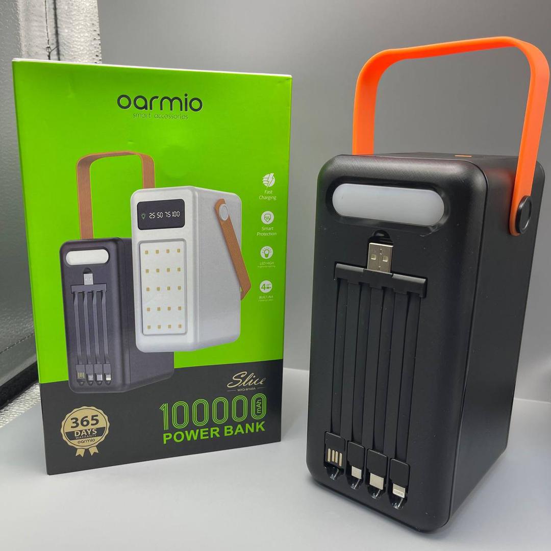 ⚡ Oarmio 100,000mAh Power Bank – Compact & Powerful