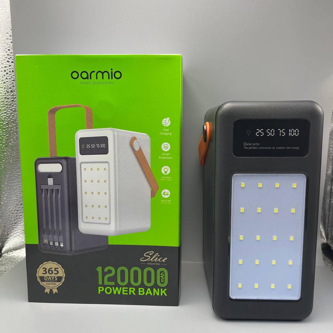 🔋 Oarmio 120,000mAh Power Bank – Massive Power, Maximum Performance