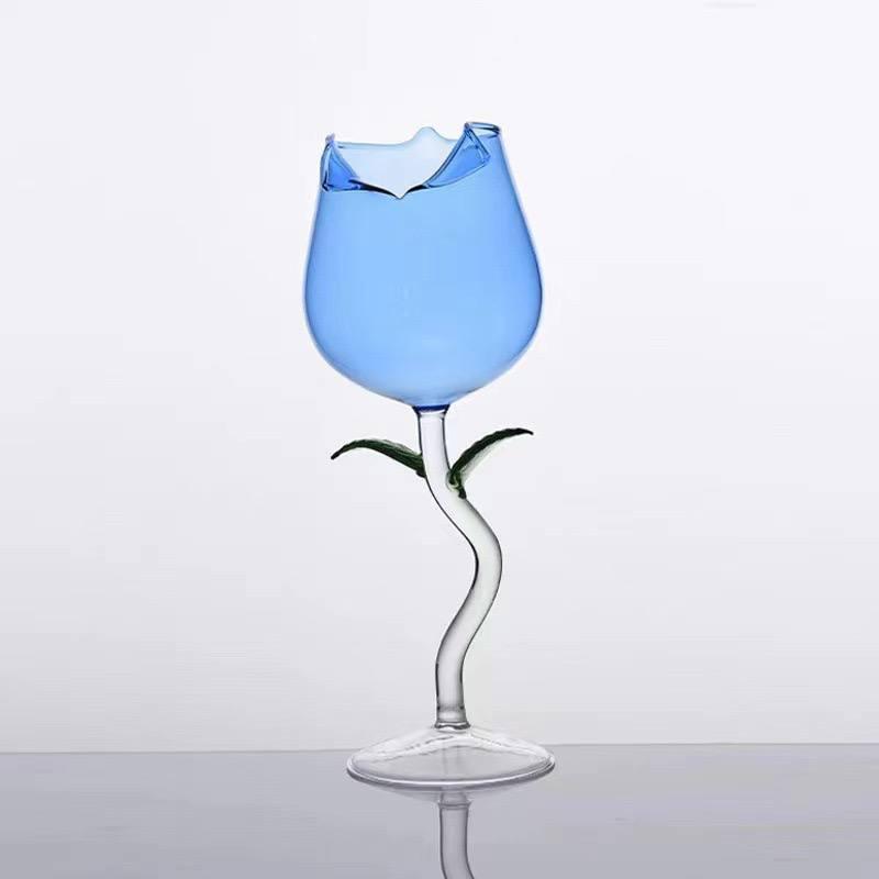 Rose-Shaped Wine Glass – Sip in Style
