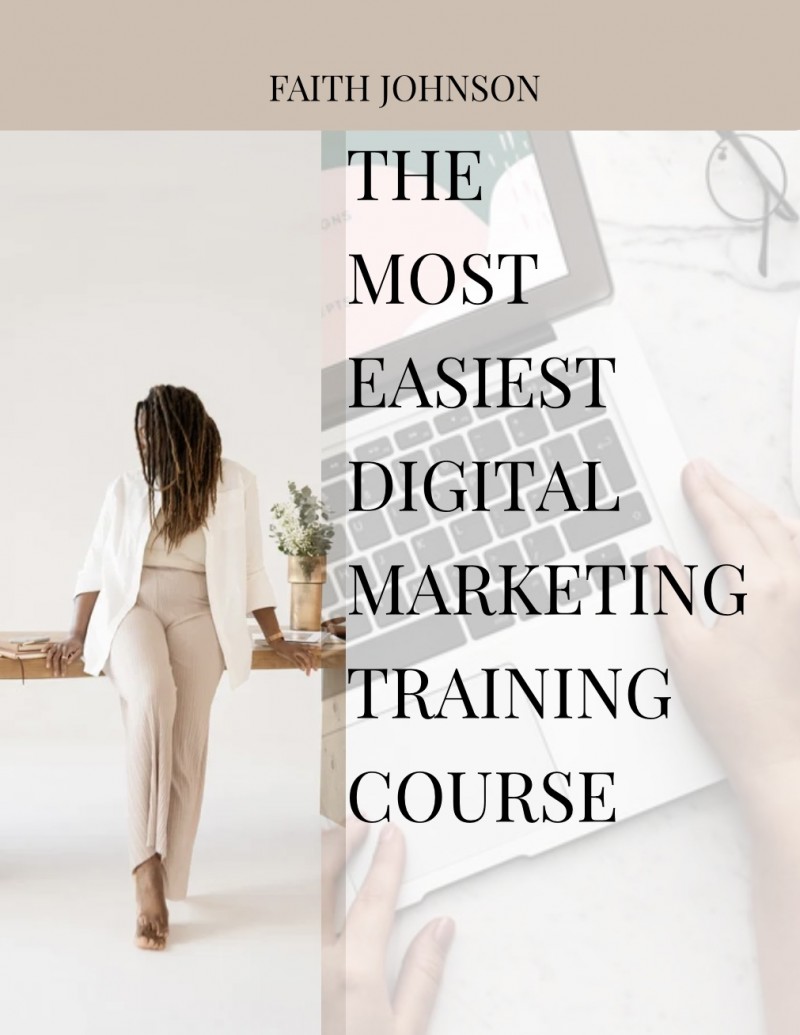 THE MOST EASIEST DIGITAL MARKETING TRAINING COURSE