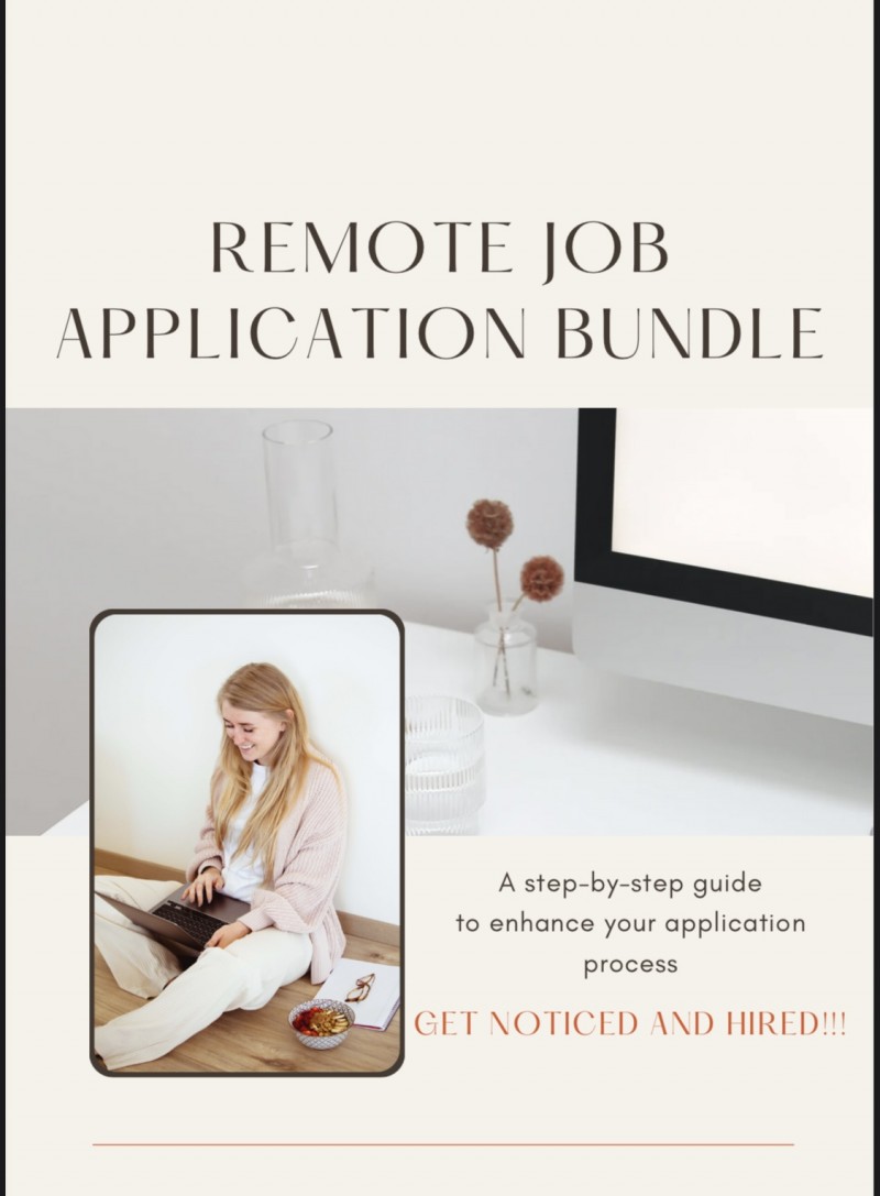 THE MOST EASIEST REMOTE JOB APPLICATION BUNDLE