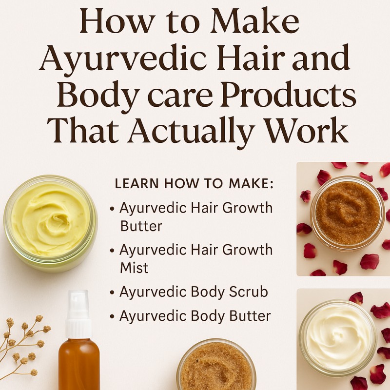 HOW TO MAKE AYURVEDIC HAIR AND BODY CARE PRODUCTS THAT WORK