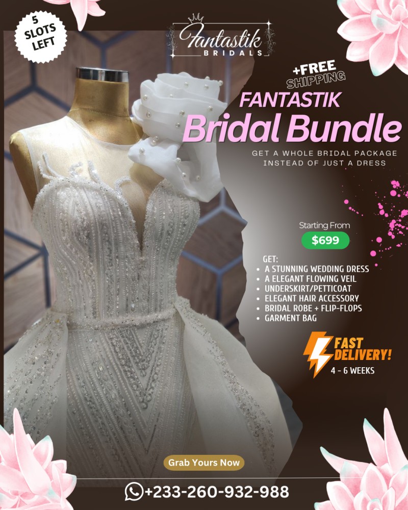 Elegant Illusion High Neck Mermaid Wedding Dress + Complete Bridal Bundle & Free Shipping