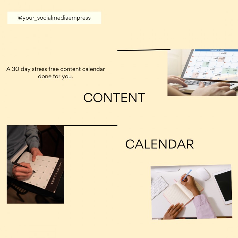 CONTENT CALENDAR
