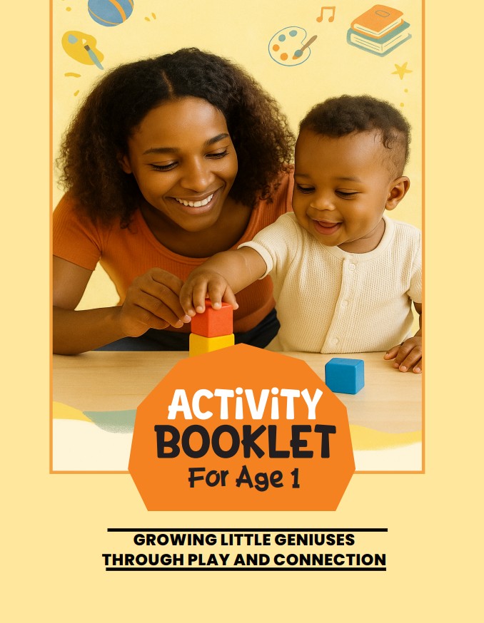 The Genius Activity Book For Age 1