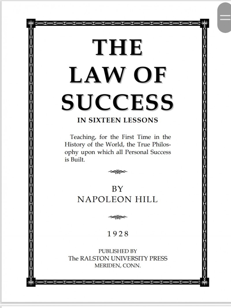 Laws Of Success