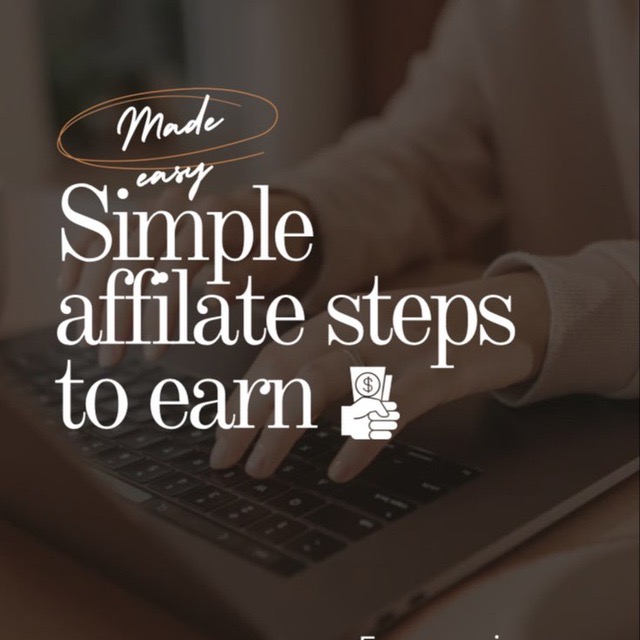 Simple Affiliate steps to earn