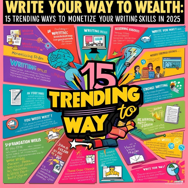 Write Your Way to Wealth: 15 Trending Ways to Monetize Your Writing Skills in 2025