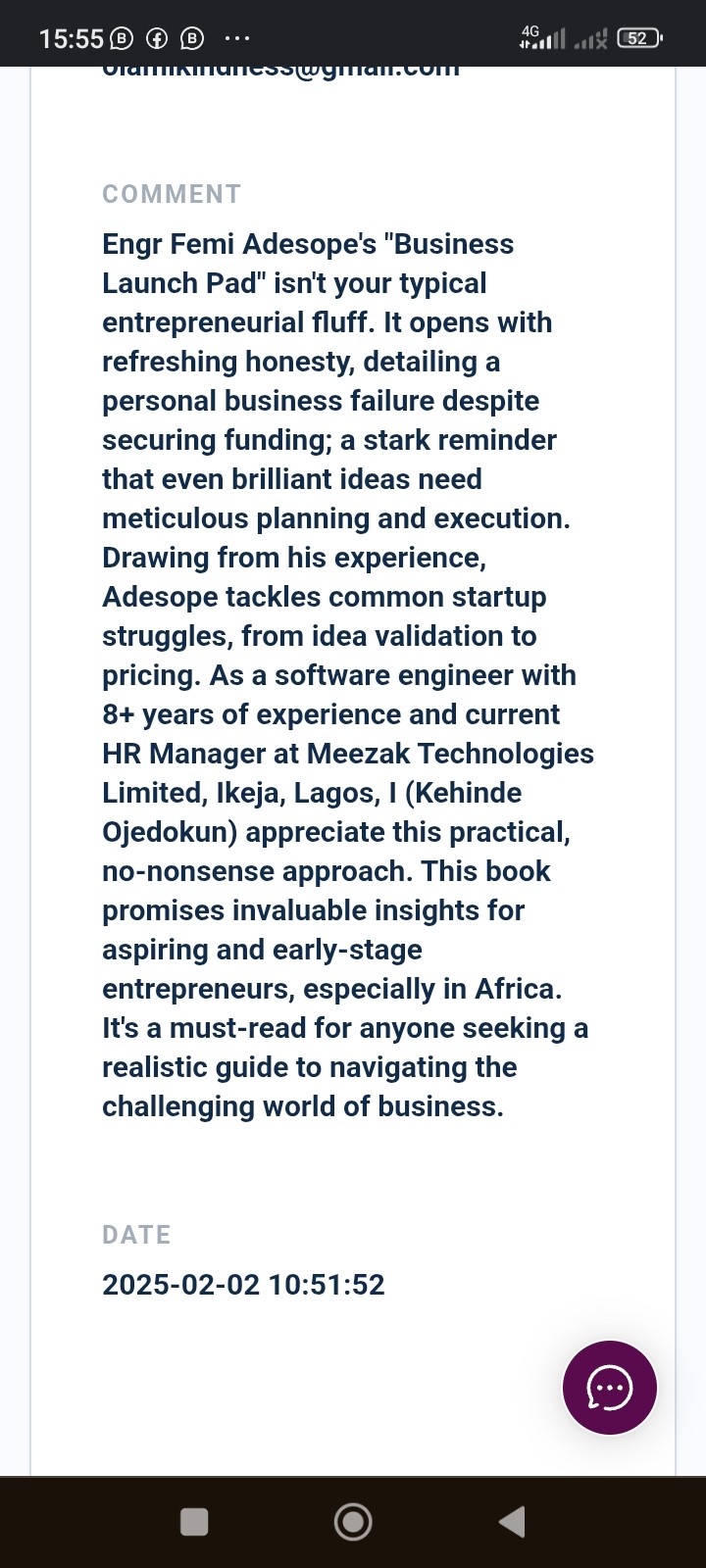 Customer review 1