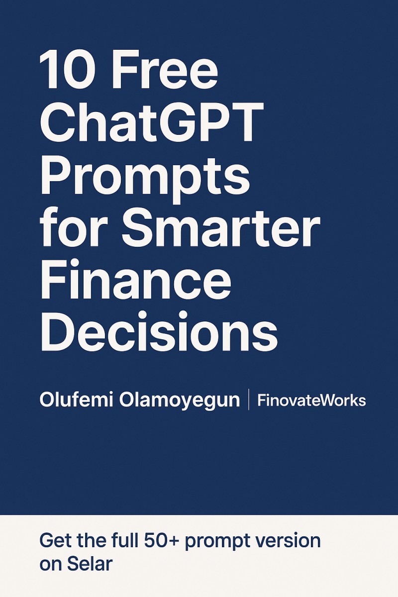 10 Free ChatGPT Prompts for Smarter Finance Decisions