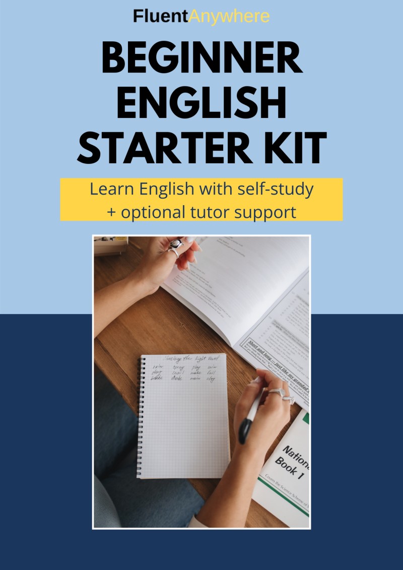 FREE Beginner English Starter Kit