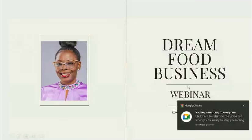 The Dream Food Business (Webinar Replay)