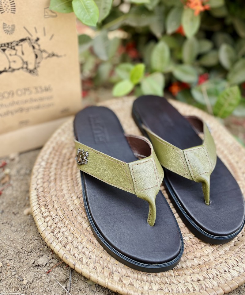 Stylish Leather Slippers For Men