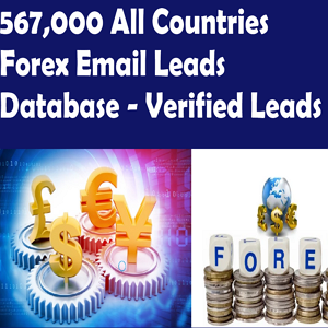 567,000 All Countries Forex Email Leads Database - Fresh and Verified Leads