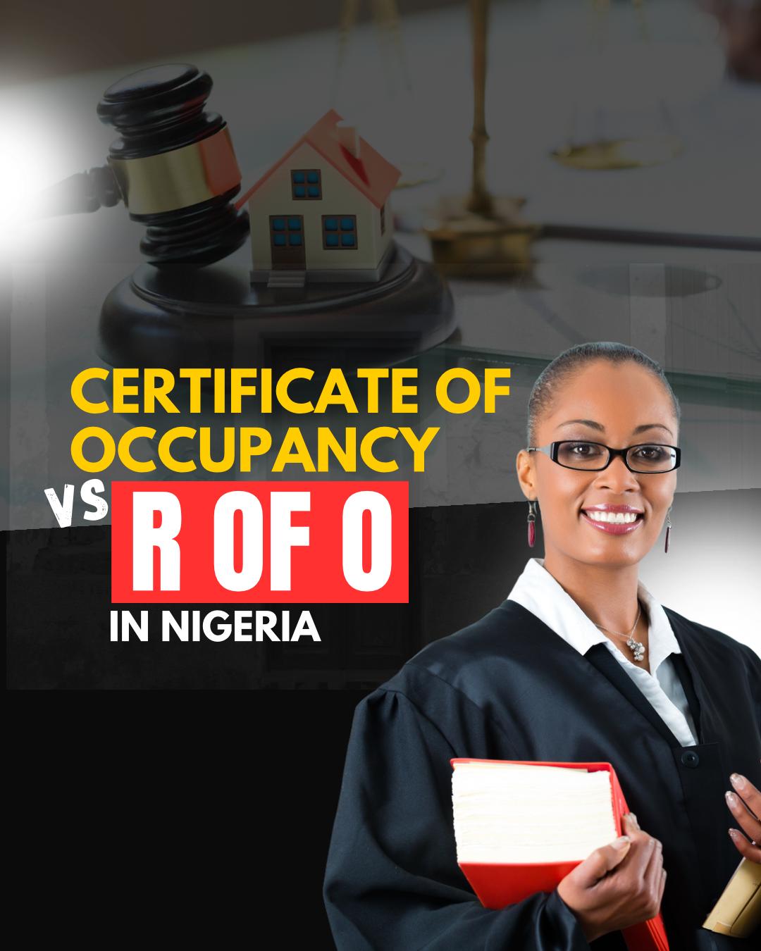 Certificate of Occupancy in Nigeria