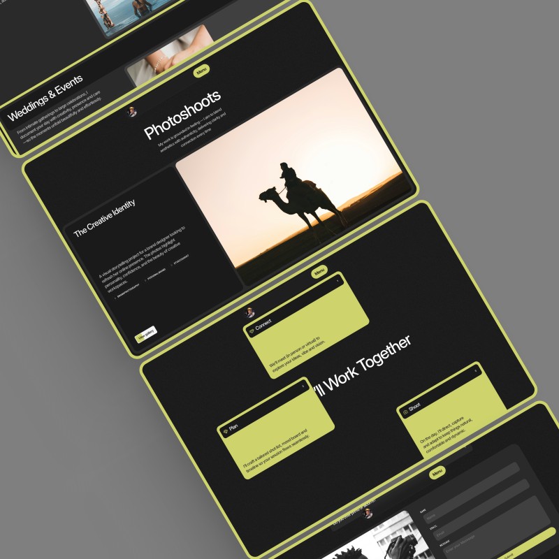 Lens Framer template preview