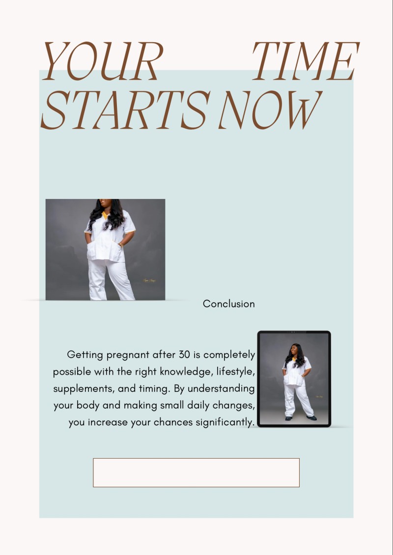 FAST TRACK GUIDE ON HOW TO GET PREGNANT AT 30 YEARS AND ABOVE