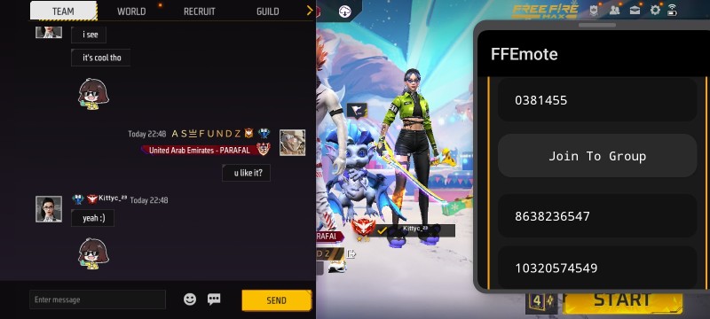 VIP EMOTES BOT MAIN ACC USE OB51