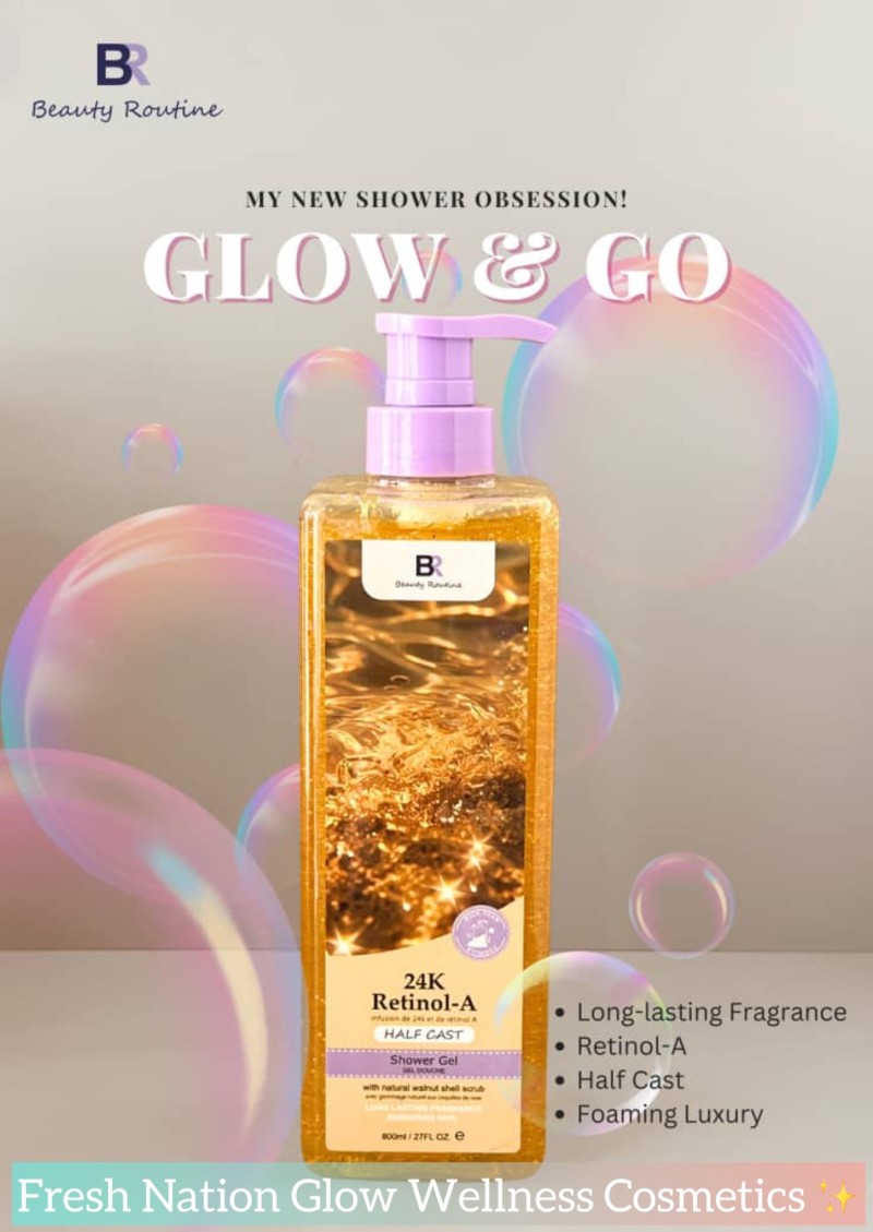 BEAUTY ROUTINE 24K HALF CAST SHOWER GEL