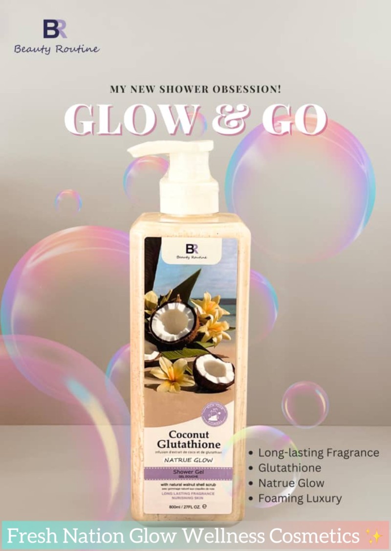 BEAUTY ROUTINE VANILLA & COCONUT GLOW SHOWER GEL