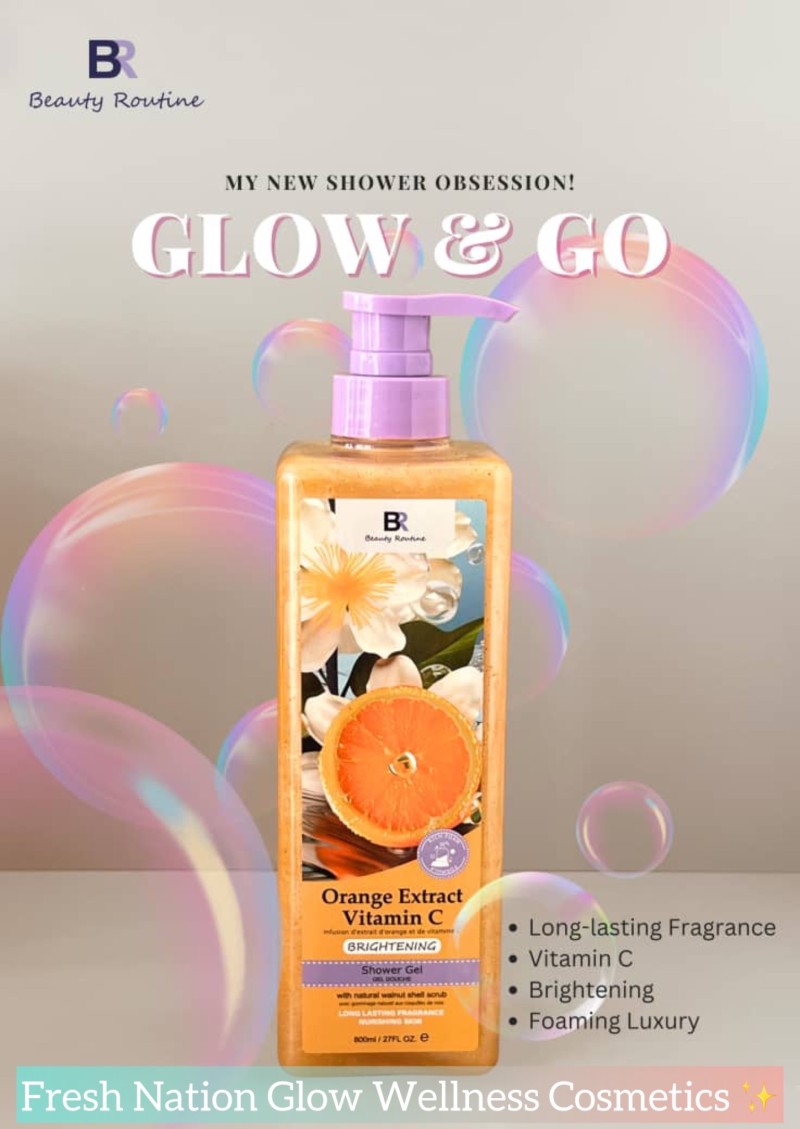 BEAUTY ROUTINE VITAMIN C BRIGHTENING SHOWER GELl