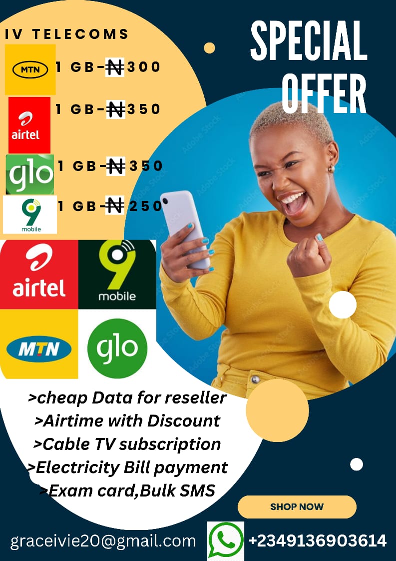 buy-iv-telecoms-by-friday-grace-on-selar