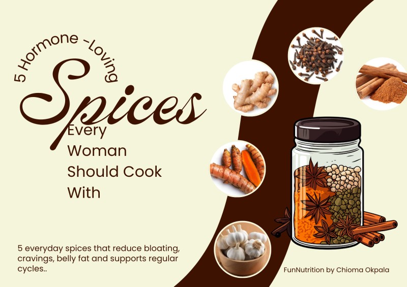 5 Hormone-Loving Spices Every Woman Should Cook With