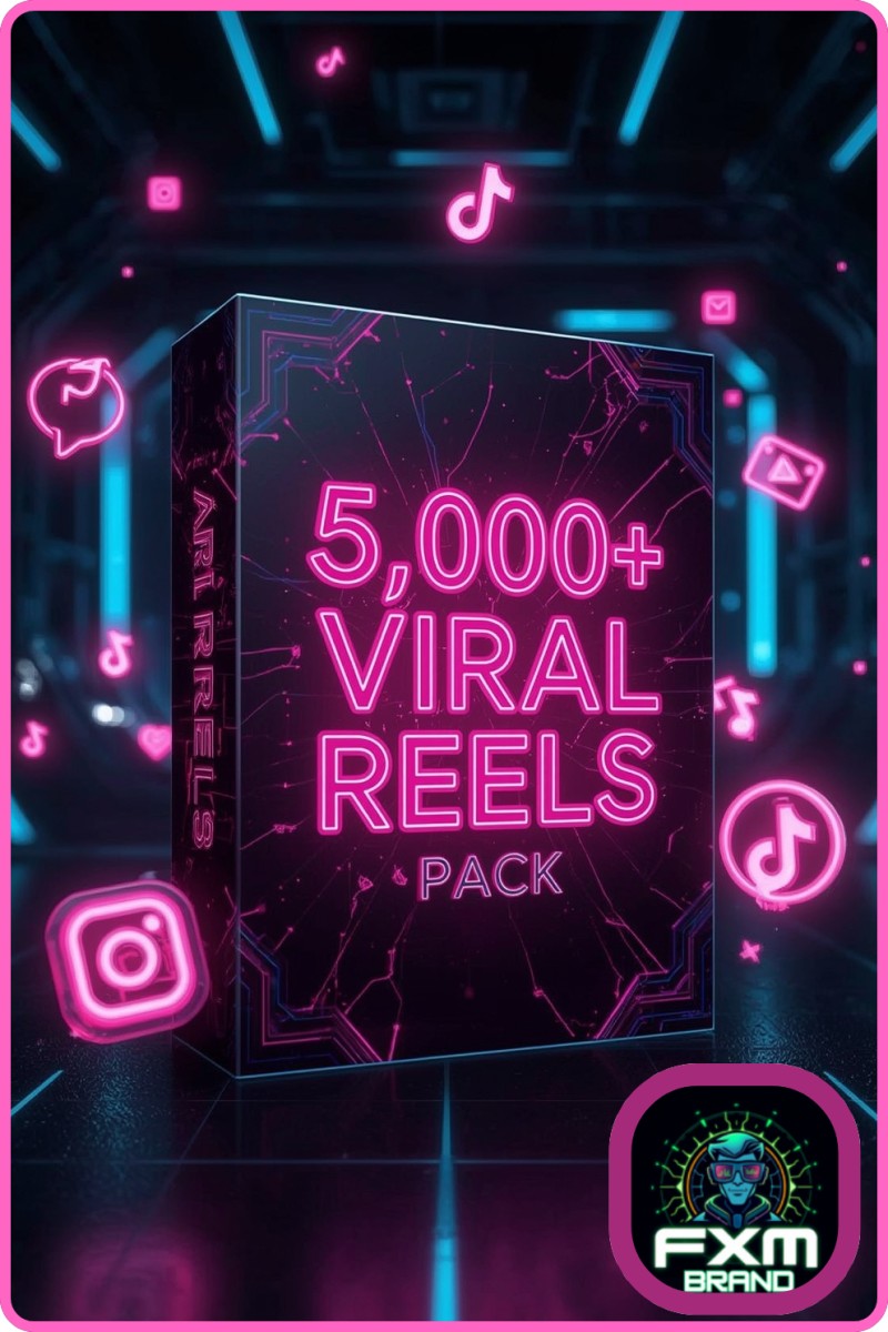 5,000+ Viral Reels Pack – Done-for-You Instagram, TikTok & YouTube Shorts Content