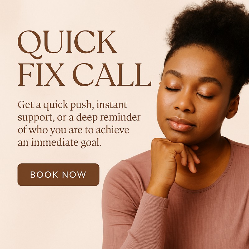 1-Hour Quick Fix Transformational Coaching Call
