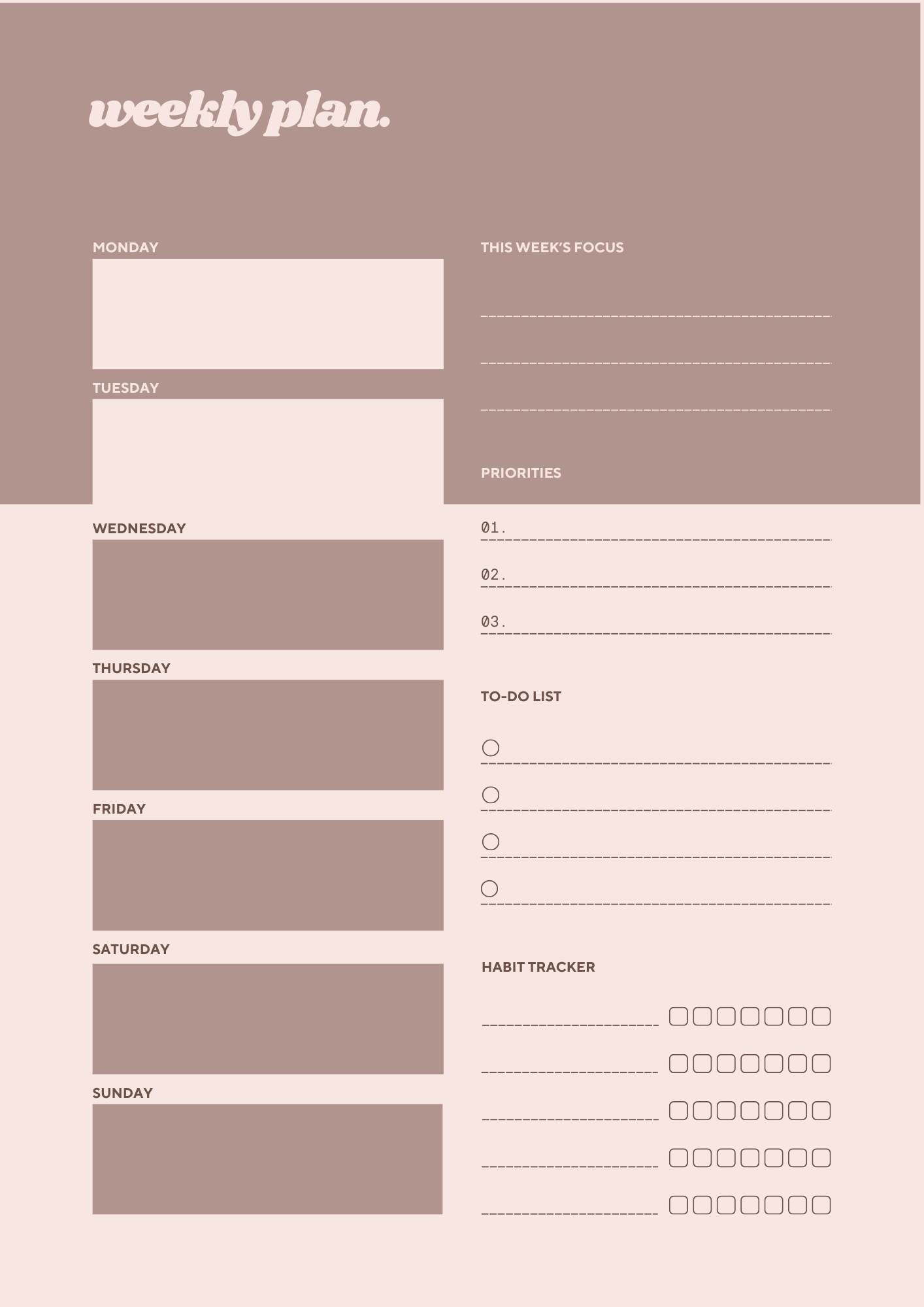 2025 Personal Planner- Aesthetic Canva template by Moves Anthony