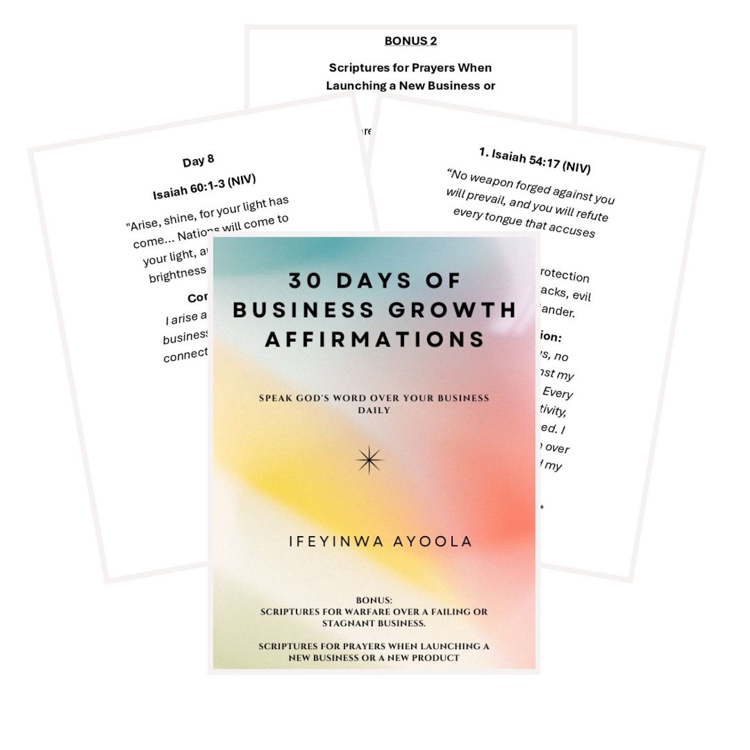 30 Days Business Growth Affirmations