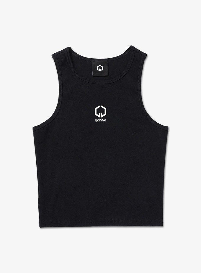 Sleeveless crop top
