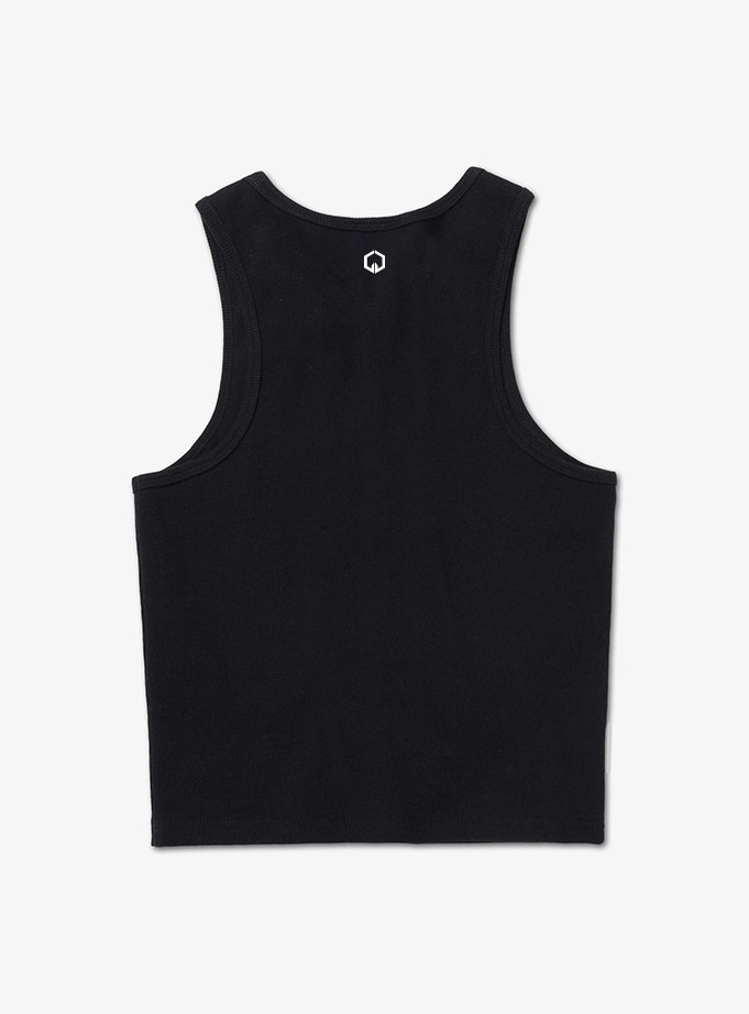 Sleeveless crop top