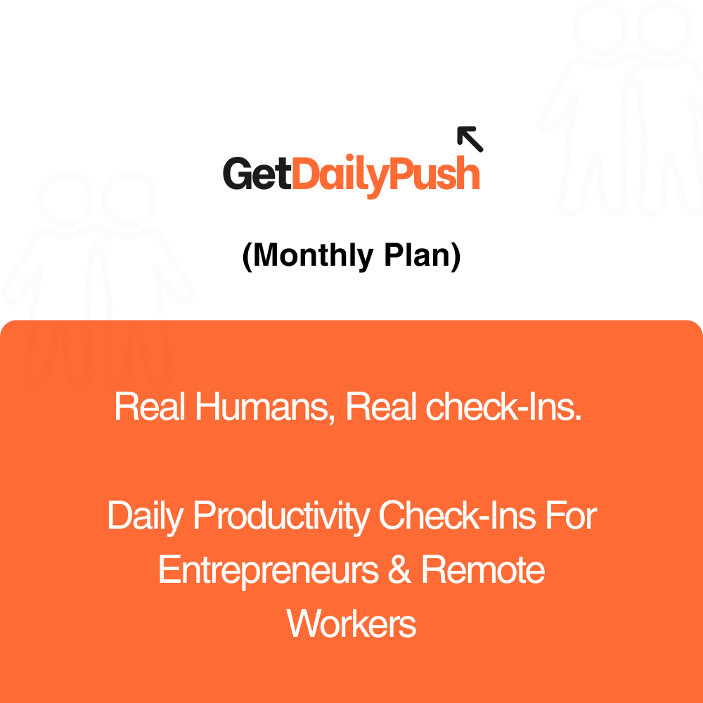 Monthly Plan - Daily Productivity Check-Ins for Entrepreneurs and Remote Workers copy