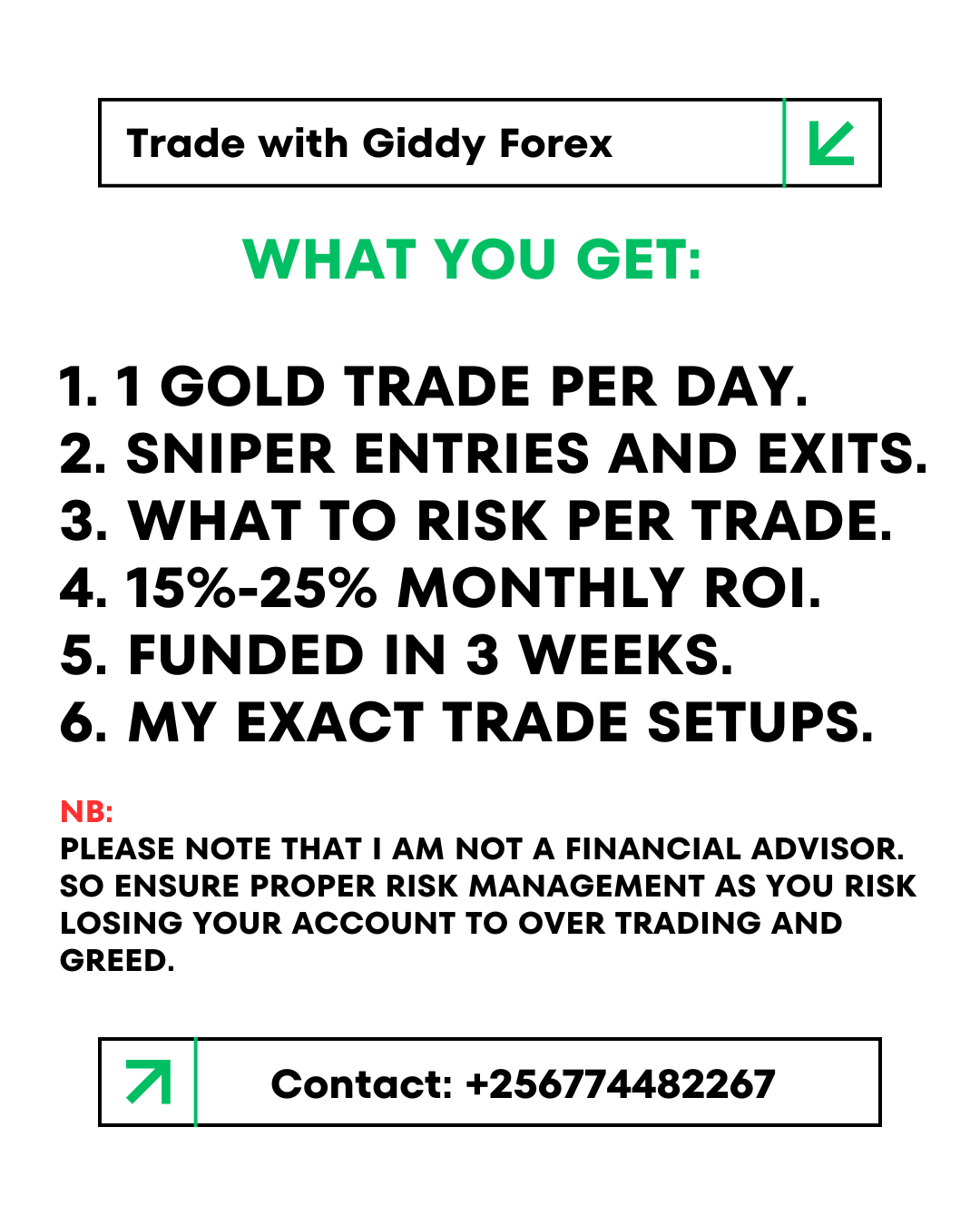 Monthly Trade with Me Package - $100